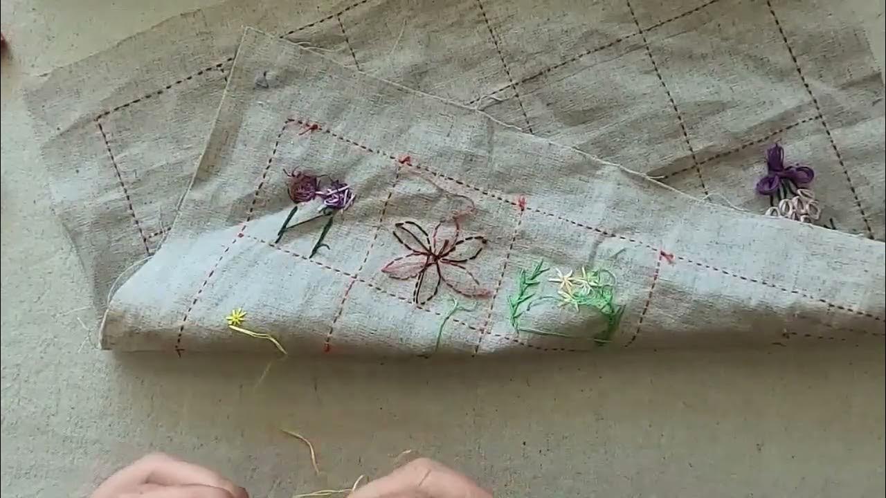 프랑스자수기초, Closed Blanket Stitch ,자수, 패션, 서양자수, 프랑스 자수 기초, 스티치북, 스티치 배우기