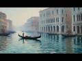 4K Claude Monet Screensaver | Impressionist Venice Canal Painting | Relaxing Art Wallpaper for TV