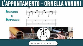 Vignette de la vidéo "L'appuntamento (Ornella Vanoni) - Tutorial Canzone Chitarra - Parte 1"