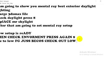 Mental Ray Best Exterior Render Tutorial 3dsmax 2015