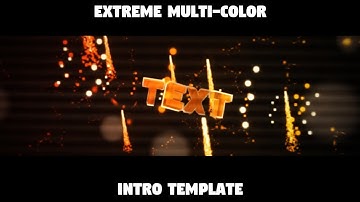|| Extreme Multi-color Intro Template! || SkooArtz ||