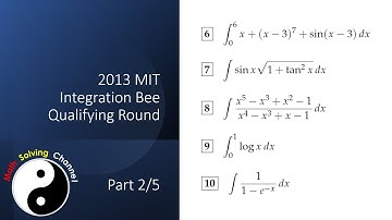 2013 MIT Integration Bee Part 2/5