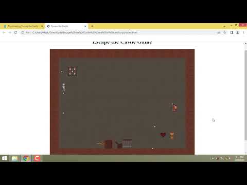 Simple Escape the Castle Game in JavaScript
