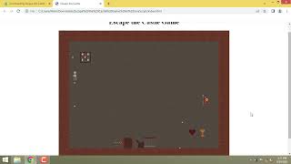 Simple Escape the Castle Game in JavaScript screenshot 2