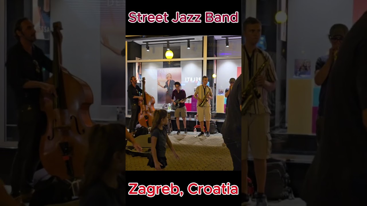 Jazz Band, Zagreb, Croatia (Street Performers) 