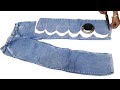 Awesome and creative idea from old jeans  diy idea from old jeans  waste cloths recycle idea