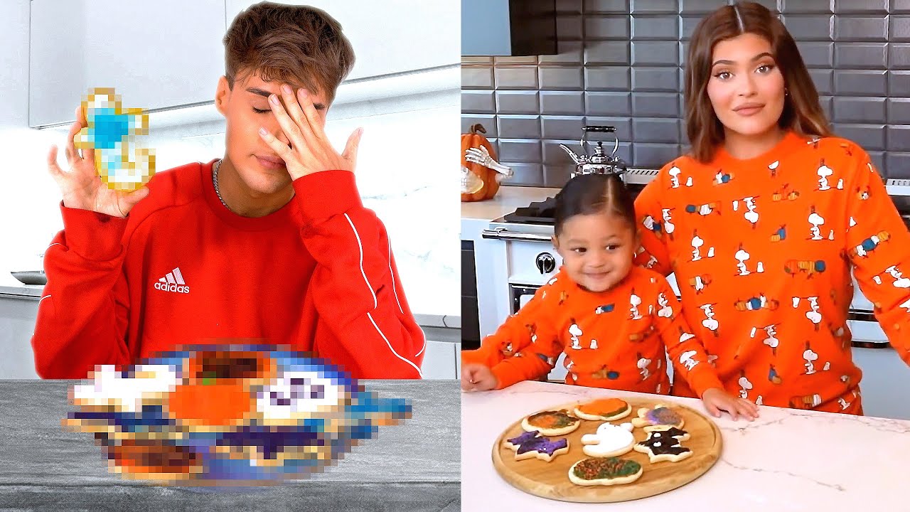 I tried Kylie Jenner & Stormi’s Halloween Cookie Recipe | Raphael Gomes