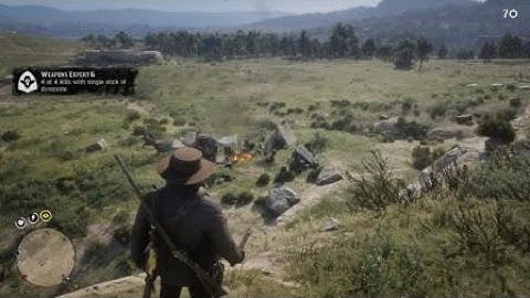 RDR2 Weapons Expert 6 kill 4 enemies with dynamite