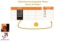 Add Column By example in Power Query