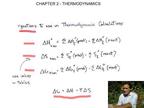 Free Energy and Thermodynamic Calculations Lecture Video - YouTube