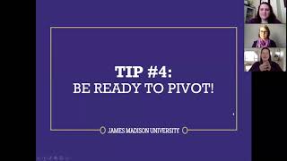Tea & Tips for Registration | JMU University Career Center