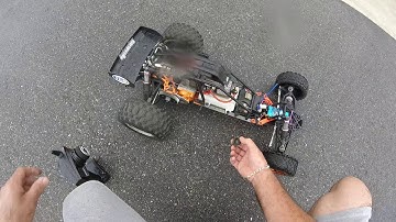 1/5 hpi Baja 5b New diff test run / clutch bell screw broke off