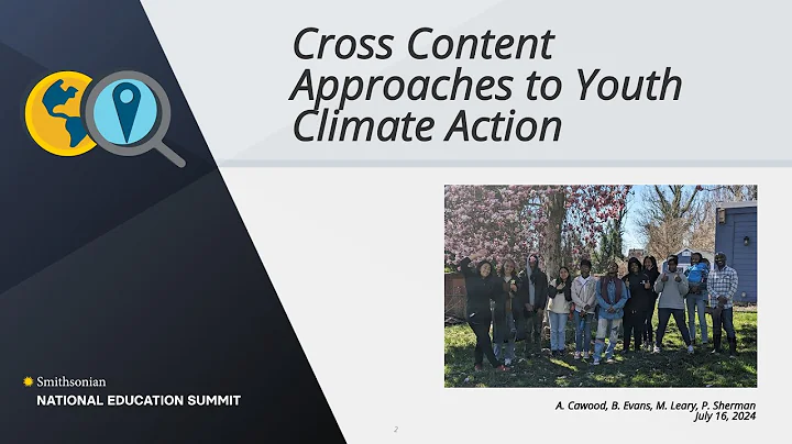 Cross content Approaches to Youth Climate Action