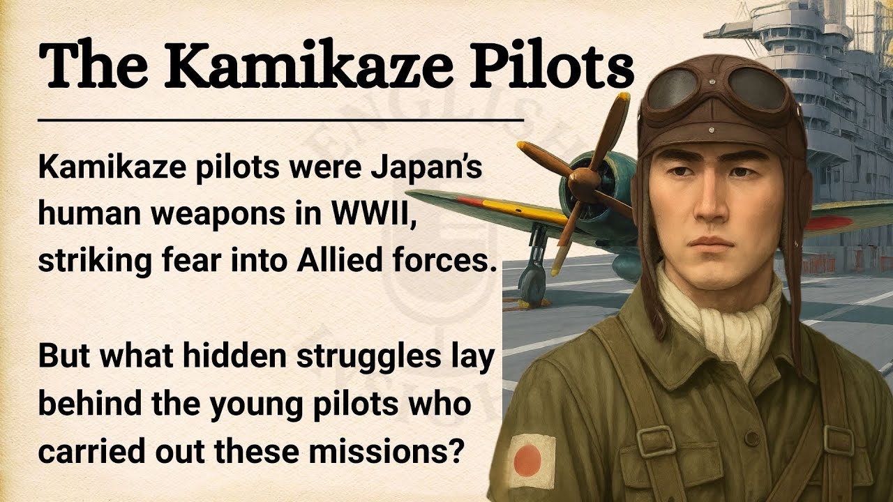 🇯🇵 The Kamikaze Pilots: Wings of Sacrifice || Learn English Through Story Level 3 || Graded Reader