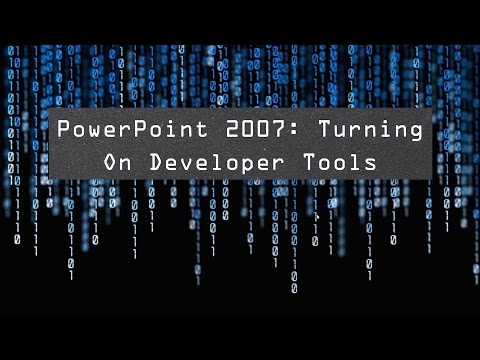 PowerPoint 2010: Turning On Developer Tools 720