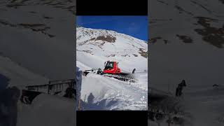 Schneeräumung Auf Der Großglockner Hochalpenstraße Ssglockner