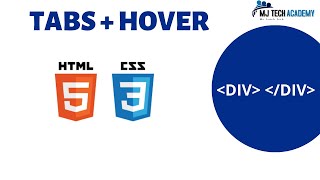 How to Change Tabs on Hover || HTML, CSS & JS ||