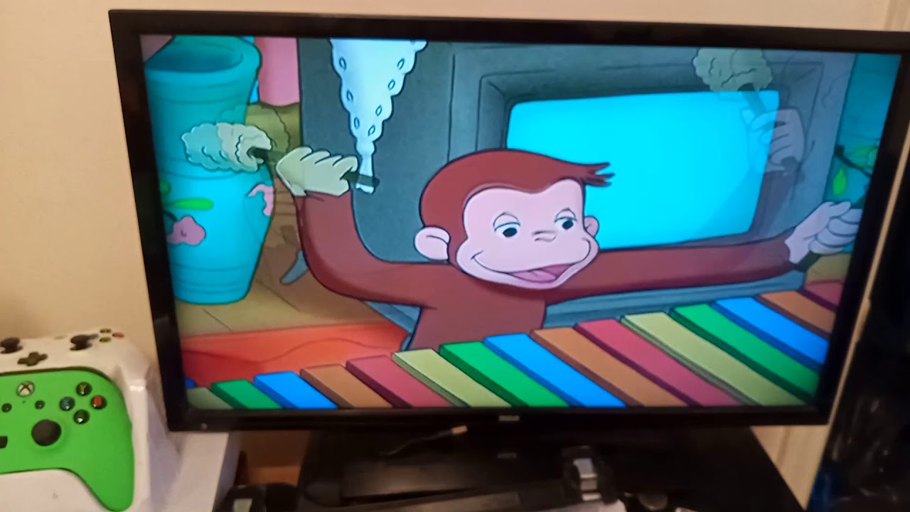 Curious George fixes betsy's wagon  game and key to the xylophone game
