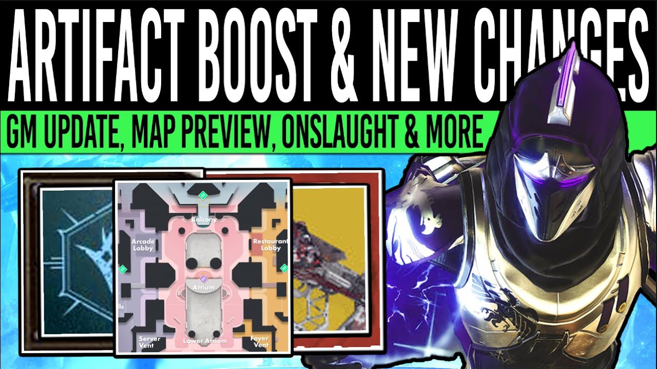 Destiny 2: ARTIFACT REWORK & CONTENT UPDATES! New Map INFO, Free Loot, New Challenge, ITL Update