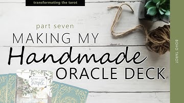 Making My Handmade Oracle (part seven)