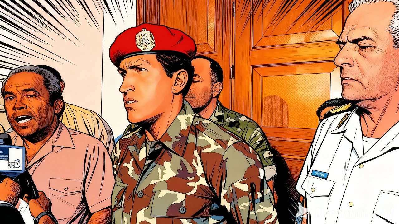 February 5, the day after the Hugo Chavez coup d'état, 1992 / Venezuela History