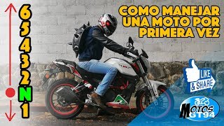 Como manejar una moto por primera vez  MotoVlog  motosGT94