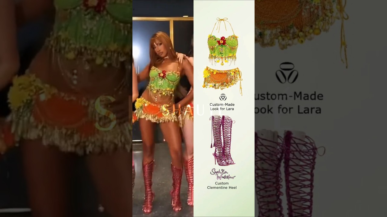 KATSEYE Hootie Frutti #katseye #lara #sophia #daniela #megan #manon #yoonchae #hootiefrutti #outfit