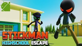 Stickman Highschool Escape - Android Gameplay HD screenshot 2