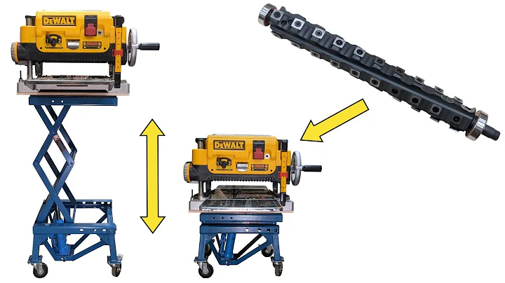 Upgrading My Planer with a Lux Cut Helical Cutter Head and a Lifty Table