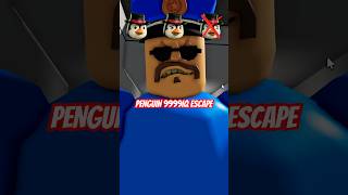 PENGUIN 9999IQ escape BARRY PRISON RUN! #shorts #roblox