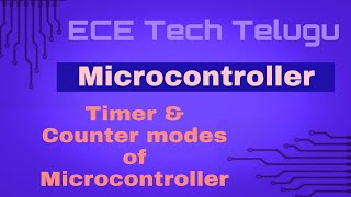 Timer and Counter modes in microcontroller 8051. #microcontroller #8051 #timermodes #timerandcounter