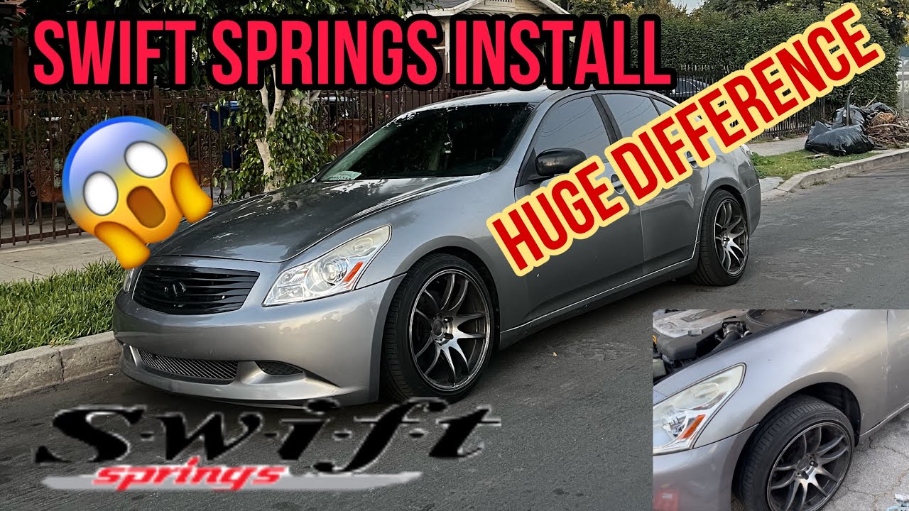 SWIFT SPRINGS ON G35/37 SEDAN