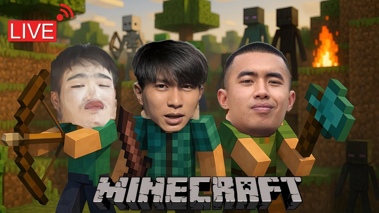 Minecraft live Day 3 150ชั่วโมง - YouTube
