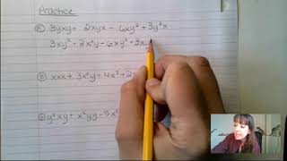 Saxon Pre Algebra, Lesson 102, Adding Like Terms, Part 2
