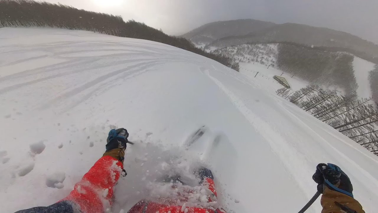オグナほたかスキー場でパウダー三昧 － 今季最強最長寒波のお陰です