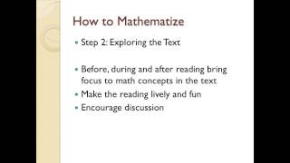 Mathematizing Read Alouds