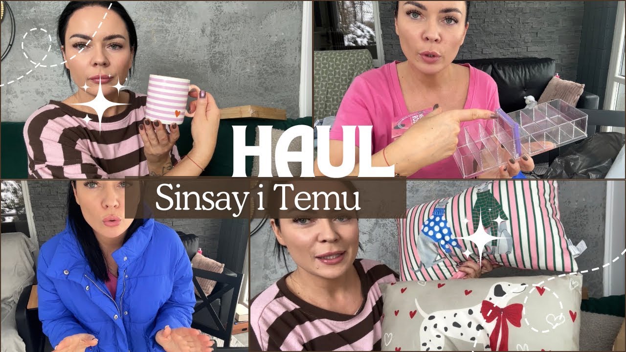 HAUL SINSAY I TEMU 🤩super organizery 