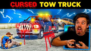 GTA 5 but my Tow Truck got a CURSE on it!