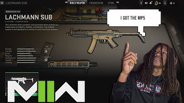 HOW TO UNLOCK MP5 (LACHMANN SUB) IN MW2 BETA| COD MW2