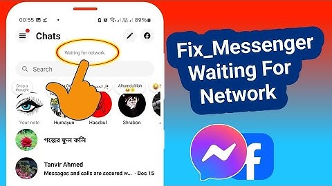 Messenger Waiting For Network Problem _ How To Fix it ( 2025 )New And Easy Tricks