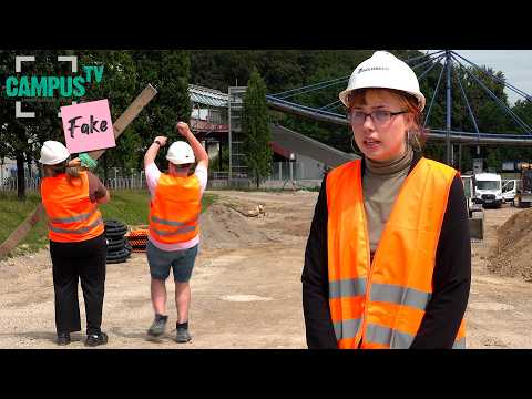 Students forced to work on construction site?! | Campus TV FAKE University of Bielefeld