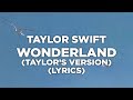 Taylor Swift Wonderland Taylor S Version Lyrics mp3