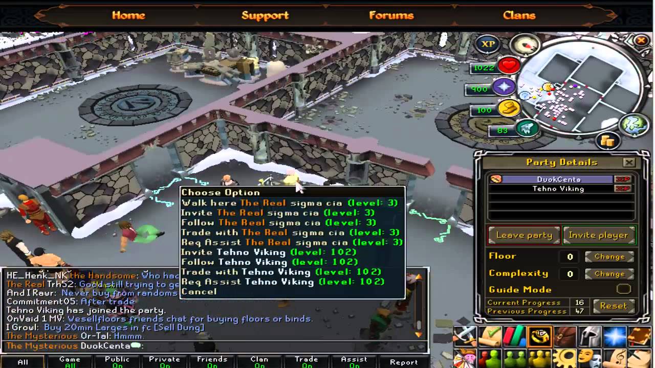 RuneScape Dungeoneering Guide [ LT ] - DuokCenta ( Complecity 1 ) Part ...