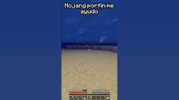 Minecraft POV: MOJANG porfin me ayudó  🥹 #shorts