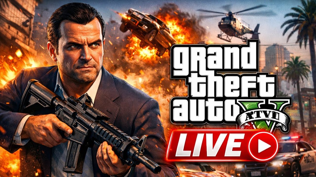 🔴GTA 5 LIVE Full Chaos in Los Santos Explosions Cops Madness Day 22 # ...
