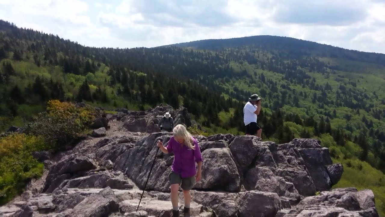 (HD) Backpacking the Grayson Highland / Mount Rogers loop on the A.T