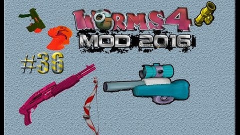 Worms 4 Mod 2016 #36 Urban Building Map N Weps