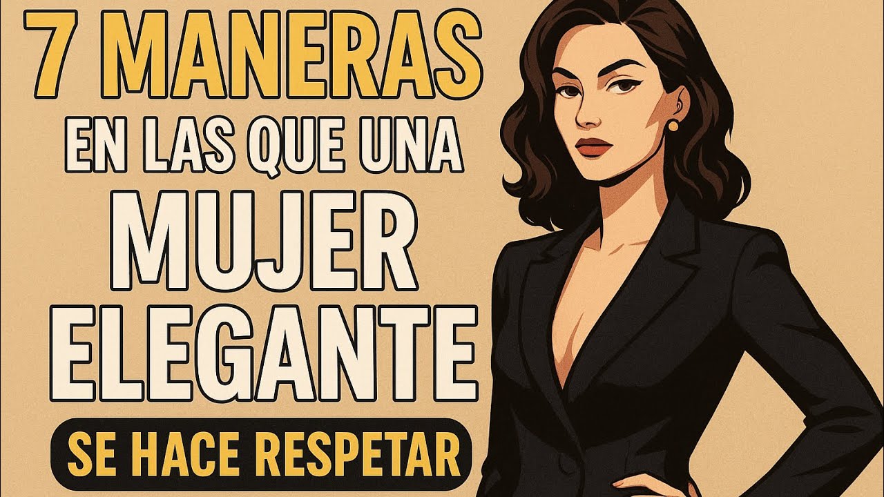 7 maneras en las que una mujer elegante se hace respetar