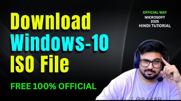 How to Download Windows 10 ISO File Official 2025! HINDI/URDU