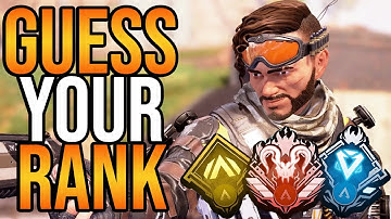 Can a Top 1% Apex Player GUESS YOUR RANK? (Apex Legends)